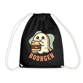 Ghost Boorger pour les fans de Hambourg - Sac de sport léger - noir - Devant