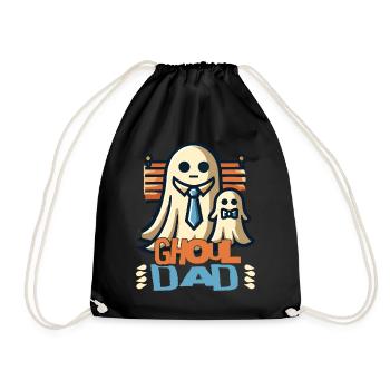 Ghoul Dad Geisterspaß für Väter - Turnbeutel - Schwarz - Vorne
