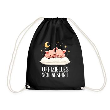 Chemise de nuit officielle Pigs Pig Pair - Sac de sport léger - noir - Devant