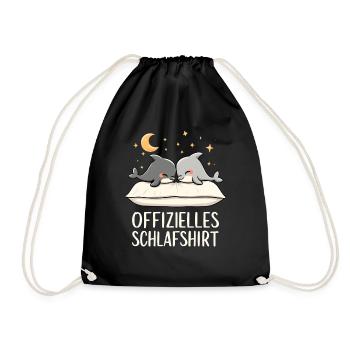 Chemise de nuit officielle Dolphin Dolphin Couple - Sac de sport léger - noir - Devant