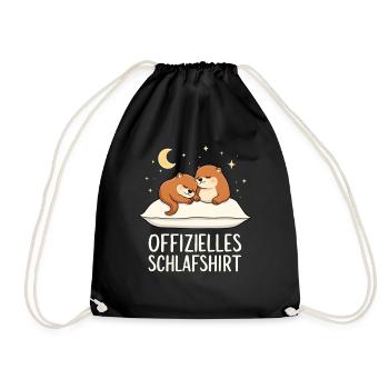 Chemise de nuit officielle Otter Pair - Sac de sport léger - noir - Devant
