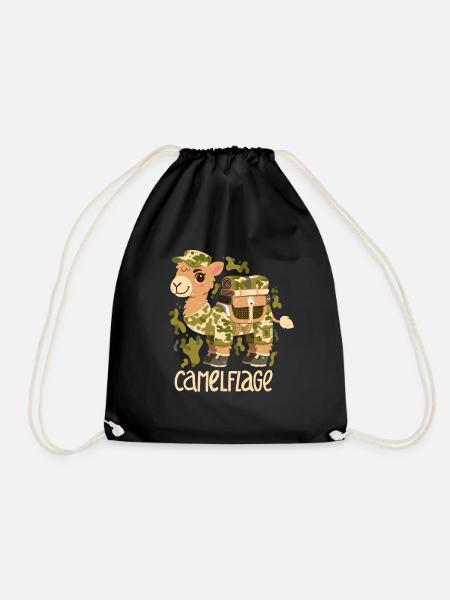 Camelflage - Turnbeutel - Schwarz