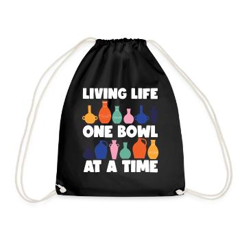 Pottery Ceramics Artist Living - Turnbeutel - Schwarz - Vorne