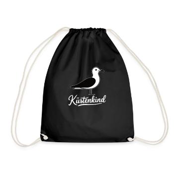 Coastal Child 2 - Drawstring Bag - black - Front