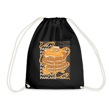 Recettes de crêpière Flapjack Griddlecake - Sac de sport léger - noir - Devant