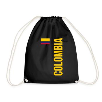 Kolumbien Colombia Medellin Urlaub Bogota Cali - Turnbeutel - Schwarz - Vorne
