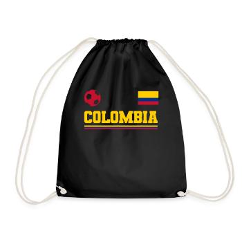 Kolumbien Colombia Medellin Urlaub Bogota Cali - Turnbeutel - Schwarz - Vorne