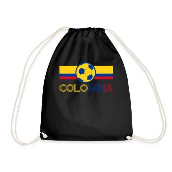 Kolumbien Colombia Medellin Urlaub Bogota Cali - Turnbeutel - Schwarz - Vorne
