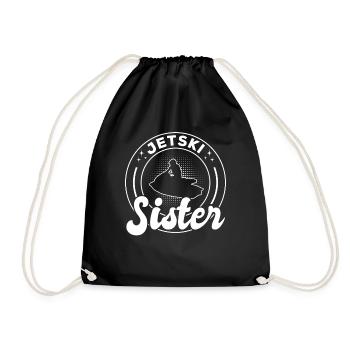 Jetski Sister Jetski Chauffeur Jetski Sister Jetski - Sac de sport léger - noir - Devant