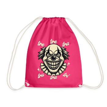 Clown effrayant tre-tre-tra-tru-tra Internet Meme - Sac de sport léger - fuchsia - Devant