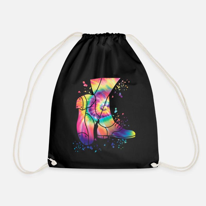 Tap Dancers Tap Dancing Kids Tap Dance - Drawstring Bag - black