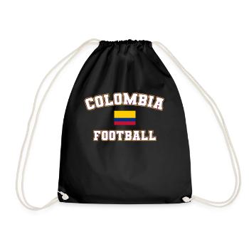 Kolumbien Colombia Medellin Urlaub Bogota Cali - Turnbeutel - Schwarz - Vorne