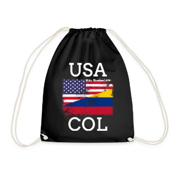 Colombia Colombia Medellin Holidays Bogota Cali - Drawstring Bag - black - Front