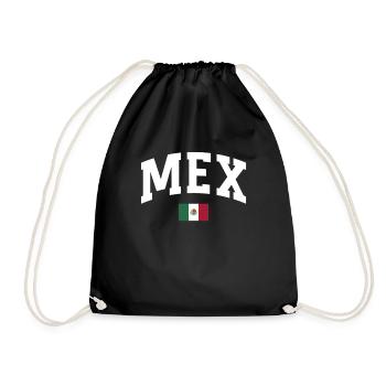 Mexique Mexique Cadeau mexicain Flag Football - Sac de sport léger - noir - Devant