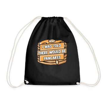 On m’a dit qu’il y aurait des recettes de crêpes pour les amateurs - Sac de sport léger - noir - Devant