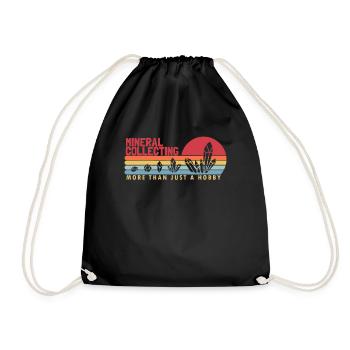 Minéral Collectionner plus qu’un minéral de loisir - Sac de sport léger - noir - Devant