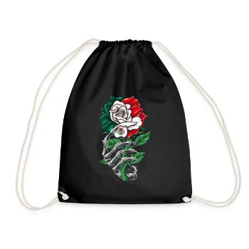 Mexique Mexique Cadeau mexicain Flag Football - Sac de sport léger - noir - Devant