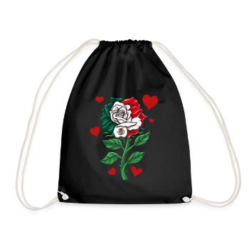 Mexique Mexique Cadeau mexicain Flag Football - Sac de sport léger - noir - Devant