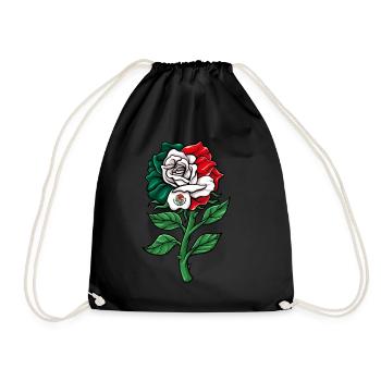 Mexique Mexique Cadeau mexicain Flag Football - Sac de sport léger - noir - Devant
