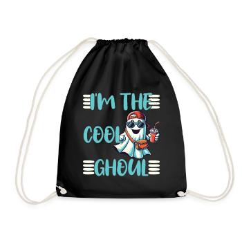 I'm the cool ghost - Drawstring Bag - black - Front