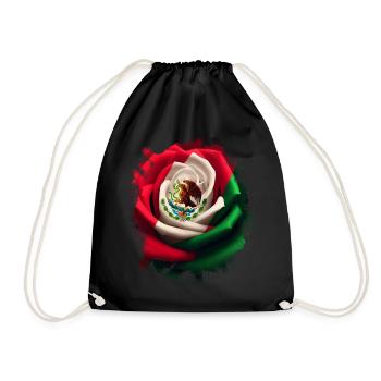 Mexique Mexique Cadeau mexicain Flag Football - Sac de sport léger - noir - Devant