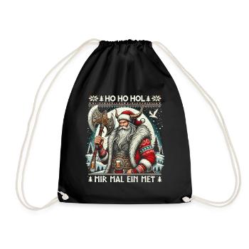 Ho Ho Prenons un hydromel - Sac de sport léger - noir - Devant