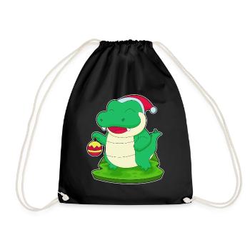 Bal de Noël des Crocodiles - Sac de sport léger - noir - Devant