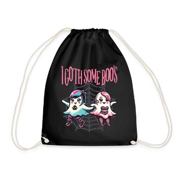 Halloween Goth Girl I Goth Some Boo’s - Sac de sport léger - noir - Devant