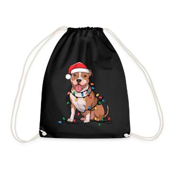 American Terrier Noël Noël - Sac de sport léger - noir - Devant