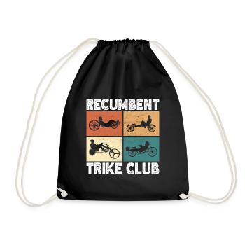 Tricycle couché Liegetrike Liegedreirad - Sac de sport léger - noir - Devant