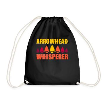 Arrowheads Collectible Arrowheads Collection - Drawstring Bag - black - Front
