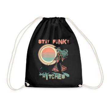 Halloween Costume Witches Lover Design - Drawstring Bag - black - Front