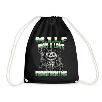 M.I.L.F Homme J’aime Effrayant Halloween - Sac de sport léger - noir - Devant