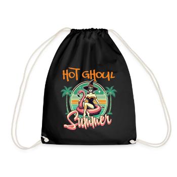 Hot Ghoul Summer Vibes - Drawstring Bag - black - Front