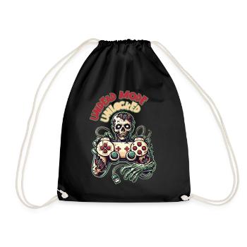 Manette de jeu zombie Mode mort-vivant - Sac de sport léger - noir - Devant