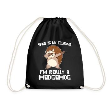 C’est mon costume, je suis vraiment un hérisson - Sac de sport léger - noir - Devant