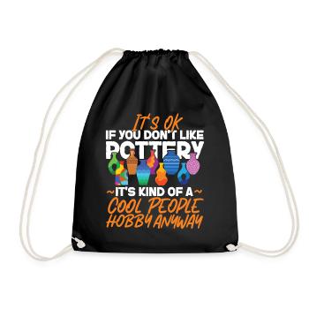 Poterie Céramiste Artiste C’est OK Si - Sac de sport léger - noir - Devant