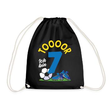 Goal Football I' Children's Birthday - Drawstring Bag - black - Front