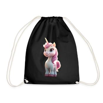 Licorne Cavalier Poney Ferme Chevaux Équitation Licornes - Sac de sport léger - noir - Devant