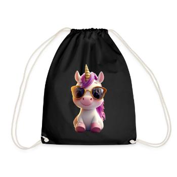 Licorne Cavalier Poney Ferme Chevaux Équitation Licornes - Sac de sport léger - noir - Devant