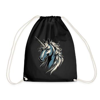 Licorne Cavalier Poney Ferme Chevaux Équitation Licornes - Sac de sport léger - noir - Devant