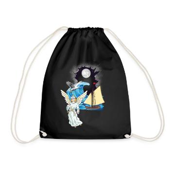Ange gardien Marin maritime Ange marin - Sac de sport léger - noir - Devant