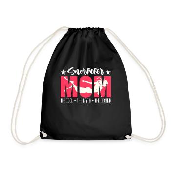 Snorkeler Maman L’Idole Le Mythe Aime Nager - Sac de sport léger - noir - Devant