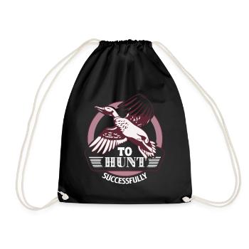Duck Hunting To Hunt Successfully - Drawstring Bag - black - Front