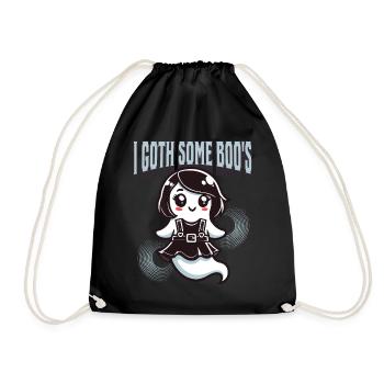 Halloween Gothic Girl I Got Boo’s - Sac de sport léger - noir - Devant