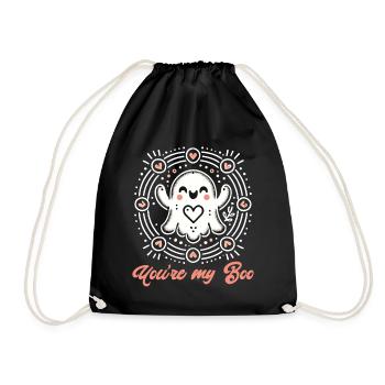 Tu es mon boo Mignon Ghost Design - Sac de sport léger - noir - Devant