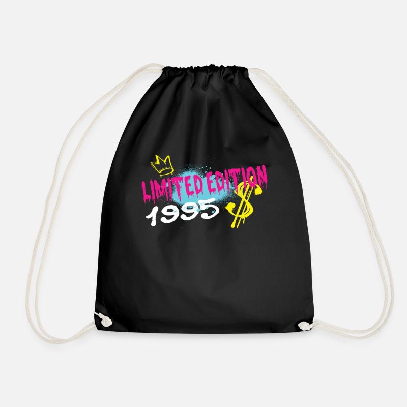 Limited Edition 1995 Geburtstag 1995 Geboren - Turnbeutel - Schwarz