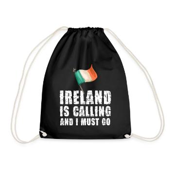 L’Irlande m’appelle et je dois y aller - Sac de sport léger - noir - Devant