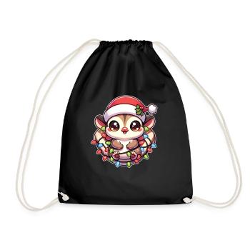 Guirlandes lumineuses de Noël Sugar Gliders - Sac de sport léger - noir - Devant