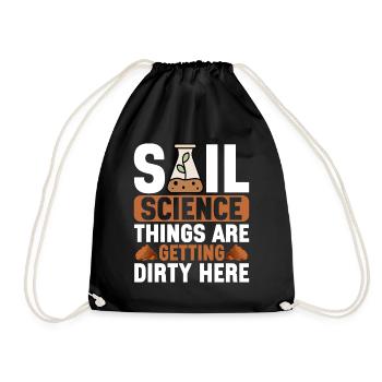 Bodenwissenschaftler Science du sol - Sac de sport léger - noir - Devant